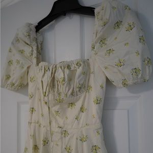 House of Cb dress puffed sleeves